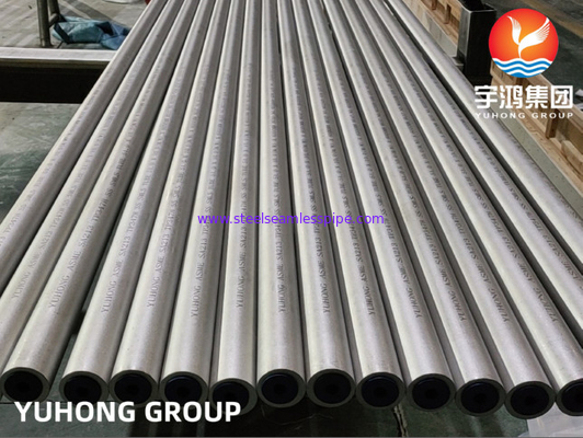 ASTM A213 TP347H ท่อสเตนเลสสตีลไม่มีรอยต่อที่ใช้สำหรับ Heat Exchanger