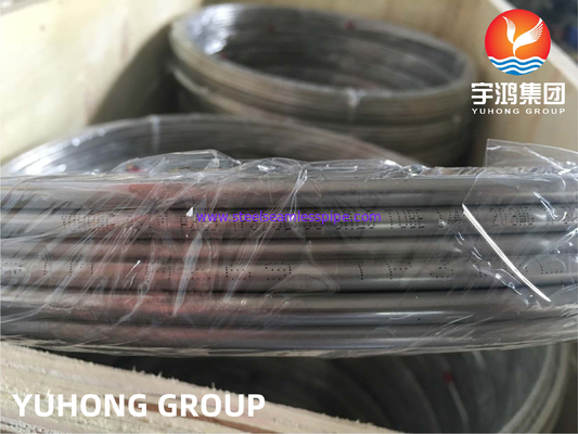 ASTM A269 TP316L สเตนเลสสตีลไม่มีรอยต่อม้วนท่ออบอ่อนสดใส