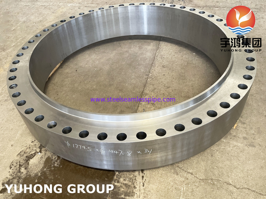 SA105 FORGED GIRTH FLANGE FOR PRESSURE VESSEL ความทนทานที่ดี