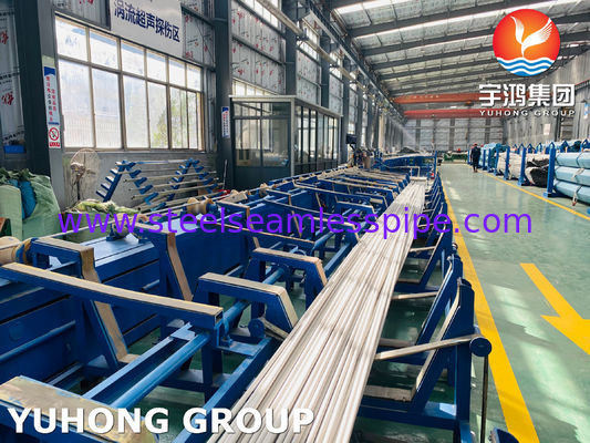 ท่อไร้รอยต่อสแตนเลส ASTM A213 TP316L ทนทานต่อการกัดกร่อนสูงสำหรับเครื่องแลกเปลี่ยนความร้อน ET HT