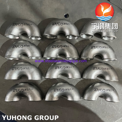 ASTM B366 Hastelloy C22 / UNS N06022 / 2.4602 โลหะผสมนิกเกิล 180 ° SR โค้งกลับ