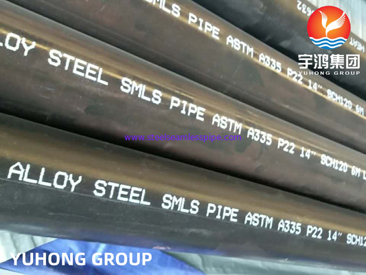 ท่อสแตนเลส A335 P9 P91 P11 P22 10' SCH20,6M ความยาวอุณหภูมิสูง