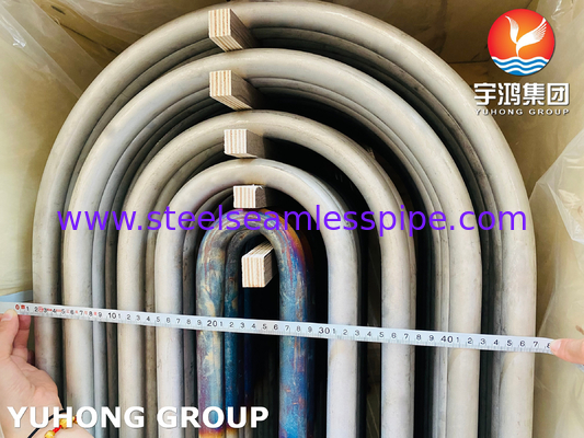 Boiler U Tube ASTM A213 TP304 / 304L SS ท่อ U โค้งไม่มีรอยต่อ