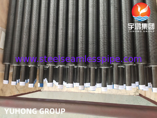 ท่อ Finned เหล็กกล้าคาร์บอน A179 Extruded Fin Tube L-Type Serrated Type Embeded Type Aluminium 1060/1050 Heat Exchanger