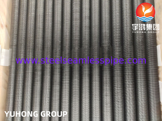 A179 ท่อแลกเปลี่ยนความร้อน Finned Tube AL 1060 Fin L Type Extruded Embeded Type Heat Exchanger Condenser Air Cooling