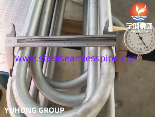 ASME SA213 สแตนเลส TP304L หลอดเครื่องปั่นแบบบึง U