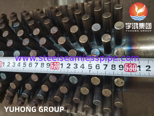 ASTM A213 T9 ALLOY STEEL FIN TUBE ท่อปูสําหรับเครื่องแลกเปลี่ยนความร้อน