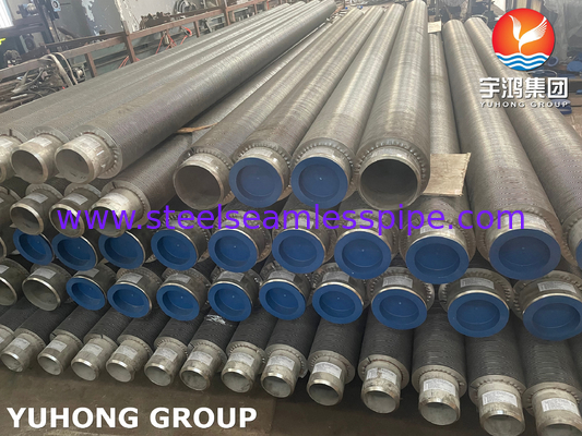 ASTM A312 TP304 HFW Fin Tube Fin วัสดุของ 11-13 Cr