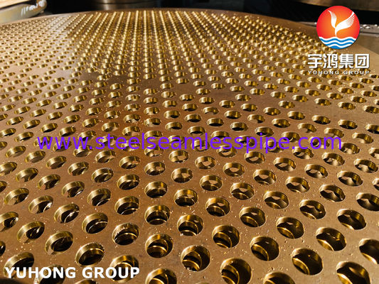 ASME SB171 C71500 ทองแดง นิเคิล "70/30" กระดาษท่อสําหรับเครื่องแลกเปลี่ยนความร้อน