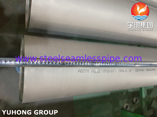 ASTM A511 TP316 316L 1.4404 ท่อเหล็กไร้สแตนเลสไร้สาย ผสมผสาน ABS การรับรอง
