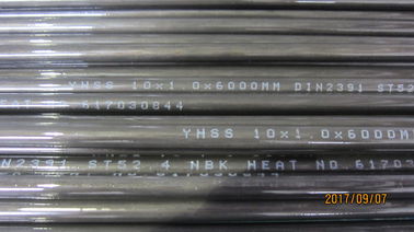 หลอดไอน้ำที่มีความดันสูง DIN2391C ST52.4 NBK + ฟอสฟอรัสที่ผ่านการรับรองความแม่นยำแบบ Cold Drawn DNV / GL