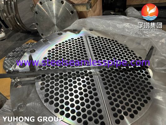 ASTM A182 F304L กระดาษท่อเหล็กดัดเหล็กดัดเหล็กสําหรับการประกอบเครื่องแลกเปลี่ยนความร้อน