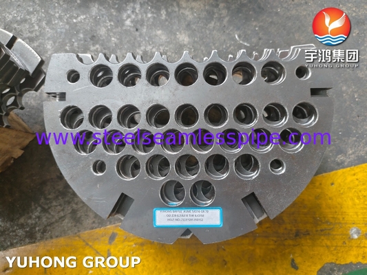 แผ่นกั้นเหล็กกล้าคาร์บอน ASME SA516 Grade70N สำหรับเครื่องแลกเปลี่ยนความร้อนแบบเชลล์และท่อ
