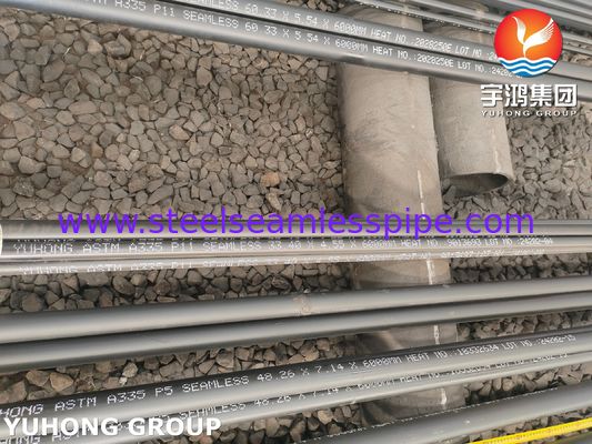 ASTM A335 P11 สแตนเลส ท่อไร้รอยสําหรับเครื่องประหยัดความยาว 6000mm WT 10.97mm