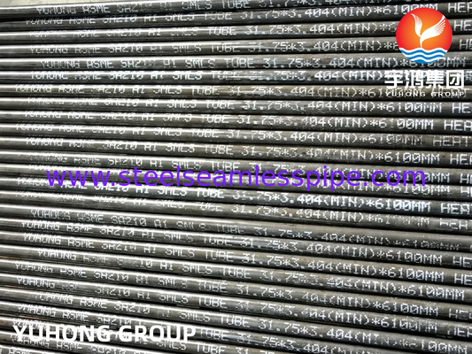 ASME SA210 เกรด A1 สแตนเลสคาร์บอน ท่อหม้อที่ไม่มีรอยต่อและท่อ Superheater