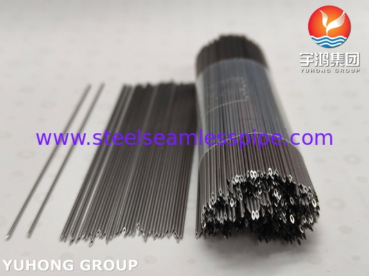 หลอดเข็มชนิดคาสายสวนหลอดเลือดดำสแตนเลสสตีลสำหรับการบริหารยา ISO9626 SUS304