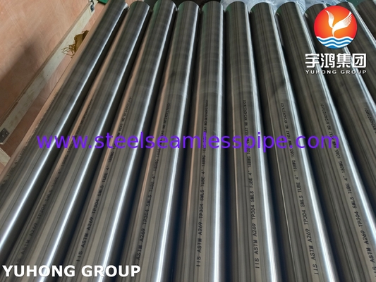 ASTM A269 TP304L สแตนเลส ท่อไร้รอย ท่อแลกเปลี่ยนความร้อน สดใส