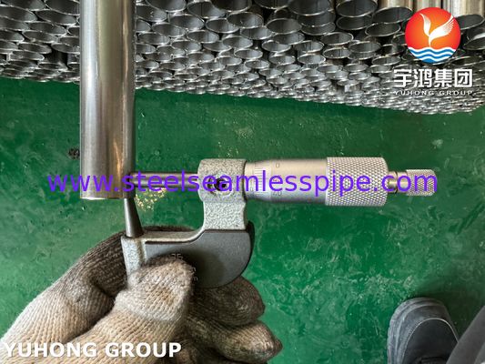 ท่อสแตนเลสเชื่อม ASTM A249 TP316L อบอ่อนแบบสว่าง