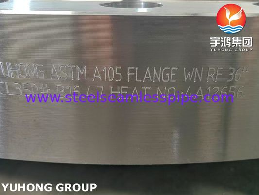 ASTM A105 Weldneck Raised Face Carbon Steel Forged Flange B16 การปรับปรุงความแข็งแรงและความแข็งแรงของเหล็กคาร์บอน5