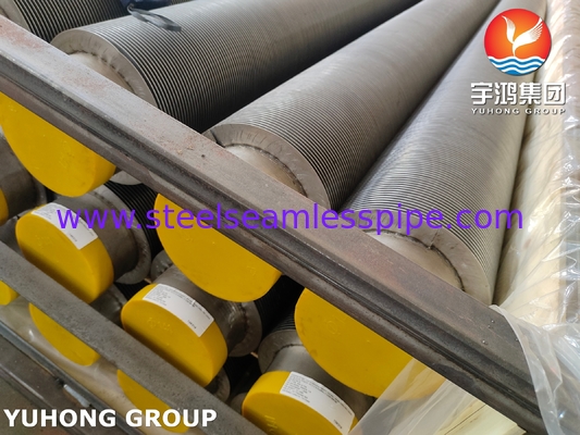 ASTM A376 TP347H HFW ท่อปีกแข็งสําหรับเครื่องแลกเปลี่ยนความร้อน