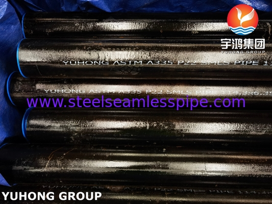 ASTM A335 P22 ท่อไร้รอยเหล็กสแตนเลสสําหรับใช้งานในอุณหภูมิสูง