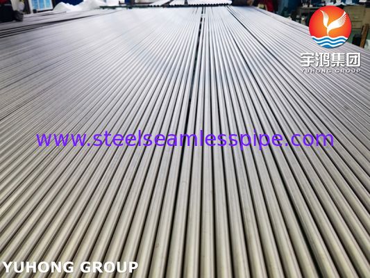 ASME SB338 เกรด 2 UNS R50400 ท่อไร้รอยต่อไทเทเนียม ทนต่อการกัดกร่อนสำหรับสารเคมี ทางทะเล และการแลกเปลี่ยนความร้อน