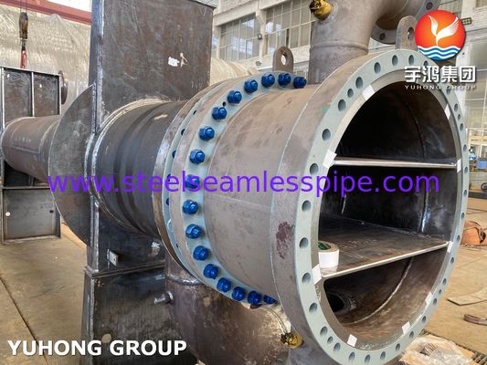 คอนเดนเซอร์สุญญากาศระยะที่สองที่ได้รับการรับรอง ASME สำหรับหน่วยกลั่นตัวทำละลายน้ำมันหล่อลื่น