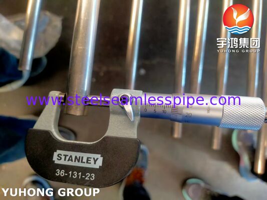 ASME SB163 N02201 SMLS นิเคิลคอนเดนเซเซอร์และท่อแลกเปลี่ยนความร้อนที่มีคาร์บอนต่ํา