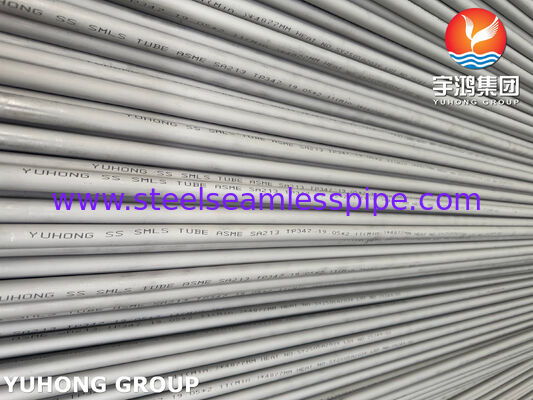 ASTM A213 TP347 ท่อแลกเปลี่ยนความร้อนแบบไร้รอยเหล็กไร้ขัด