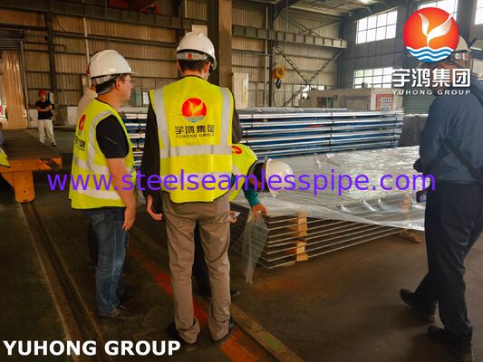 ผนังเคลือบไทเทเนียมเหล็ก ส่วนเคลือบ SA516 Gr 70 ด้วยสารประกอบระเบิด Gr.2