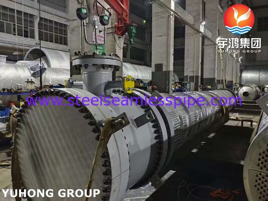 เครื่องแลกเปลี่ยนความร้อนกระเป๋าและท่อที่สามารถถอดออกได้สําหรับโรงงานน้ํามันและก๊าซและโรงงานปิโตรเคมี