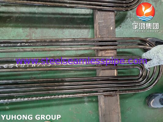 ASTM A213 T9 หลอดแลกเปลี่ยนความร้อนจากเหล็กสแตนเลส หลอดยูเบนด์ที่ดึงเย็นสําหรับโรงไฟฟ้านิวเคลียร์
