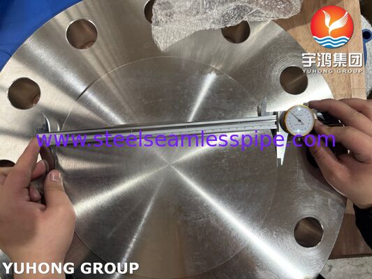 ASTM A182 F51 Blind RF Flange Duplex 2205 โครงสร้างความแข็งแรงสูง ทนทานต่อการกัดกร่อนสําหรับน้ํามันและก๊าซ