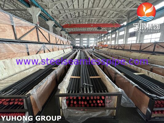 ASTM A213 T91 ท่อไร้รอยเหล็กสแตนเลสที่มีท่อ CS Serrated Fin ท่อ HRSG (เครื่องผลิตควายคืนความร้อน)