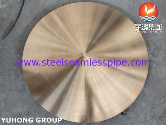 ASME SB171 UNS C46400 ทหารเรือทองแดงแผ่นโกงวงกลมว่าง ทองแดงสกัดเหล็กโกงแผ่น