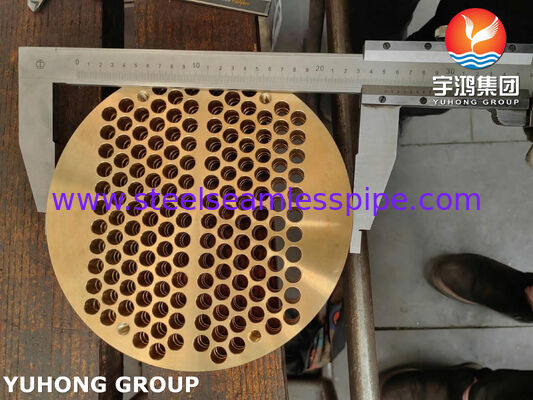 ASME SB171 C46400 ผนังท่อสกัดทองแดงสําหรับกระเป๋าและท่อแลกเปลี่ยนความร้อน