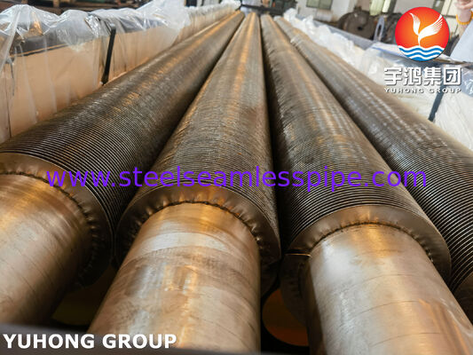 ASTM A269 TP321 ท่อครีบ HFW สำหรับการนำความร้อนเหลือทิ้งกลับมาใช้ใหม่