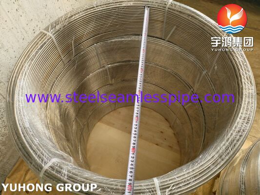 ท่อขดสแตนเลสไร้ตะเข็บ ASTM A269 TP316L สำหรับเครื่องแลกเปลี่ยนความร้อนและคอนเดนเซอร์