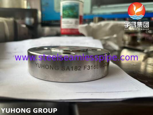 ASME SA182 F316L แฟลนจ์เหล็กไร้สแตนเลส แฟลนจ์จุลกลั้นสําหรับภาชนะความดัน