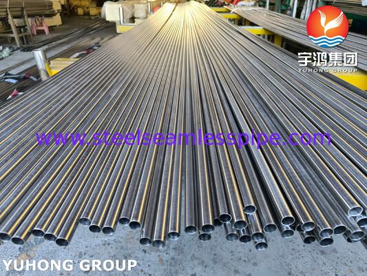 ท่อไร้ตะเข็บ ASTM A213 TP321H สำหรับการถ่ายเทความร้อนที่อุณหภูมิสูงในเครื่องแลกเปลี่ยนความร้อนแบบเปลือกและท่อ