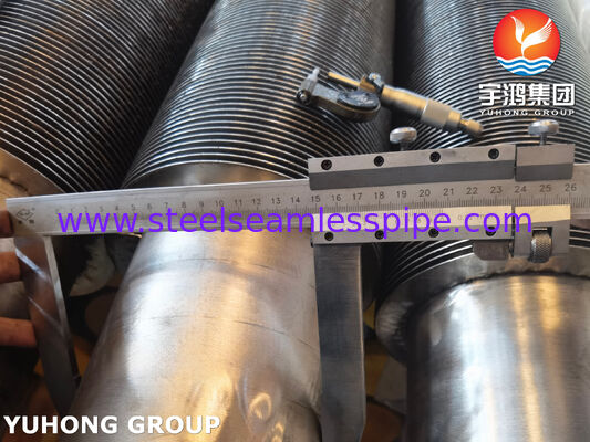 ASTM A269 TP316 ท่อครีบเชื่อมความถี่สูงสำหรับเครื่องแลกเปลี่ยนความร้อน