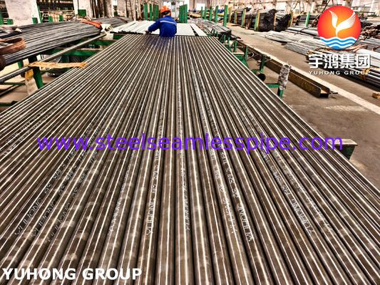 ASTM A213 T2 หลอดไร้รอยเหล็กสแตนเลสเหล็กสแตนเลสโครเมียม-โมลิบเดนัม สําหรับการใช้งานในเครื่องปั่นและเครื่องแลกเปลี่ยนความร้อน