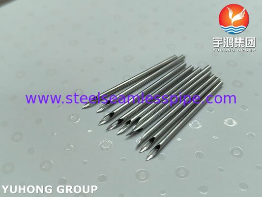 15G-17G SUS304 สแตนเลสเกรดทางการแพทย์ AVF Cannula สำหรับฟอกเลือดด้วยเครื่องไตเทียม , ปลายเข็มแบบมีรูด้านหลัง