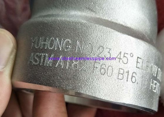 ASTM A182 F60 1 '' - 4 '' CL.3000 # ELBOW TEE SWAGE REDUCER B16.11 DUPLEX STEEL FORGED FITTINGS