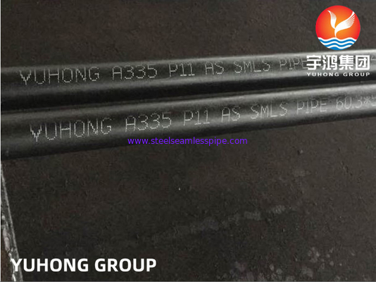 ASTM A335 / ASME SA335 โลหะผสมเหล็กท่อไม่มีรอยต่อ P11 / P12 / P22 / P5 / P9 / P91 / P92 ขนาด 1/2 