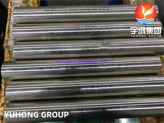 ASTM B166 UNS N06600 Inconel 600 แถบกลมโลหะผสมนิกเกิลอบอ่อน