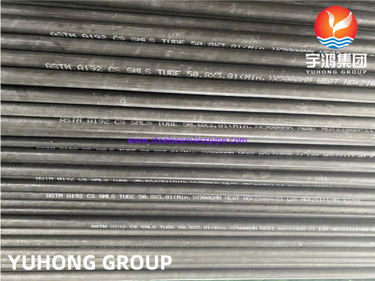 ASTM A192 / ASME SA192 เหล็กกล้าคาร์บอนไม่มีรอยต่อ Boiler Tube Superheater Tube