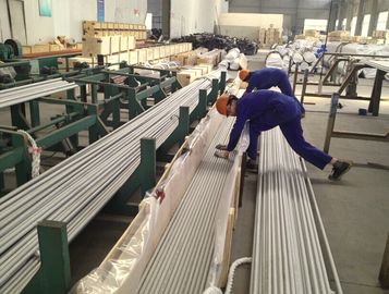 สแตนเลสแบบไม่มีรอยต่อท่อ ASTM A213 TP310S / 310H, 25.4 x 2.11 x 6096mm ดองอบอ่อนบรรจุกรณีไม้