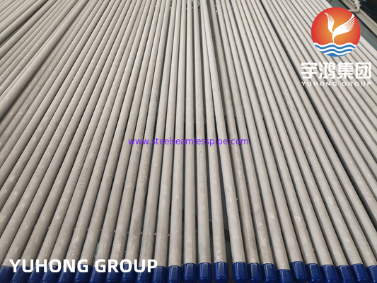 ASTM A269 TP304 ท่อไร้รอยเหล็กไร้สแตนเลสสําหรับท่อไบเลอร์ ET มี