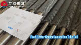 ASTM A312 TP347 ท่อครีบ HFW หยักแบบสเตนเลสสตีลสำหรับการใช้งานเครื่องทำความร้อนแบบยิง